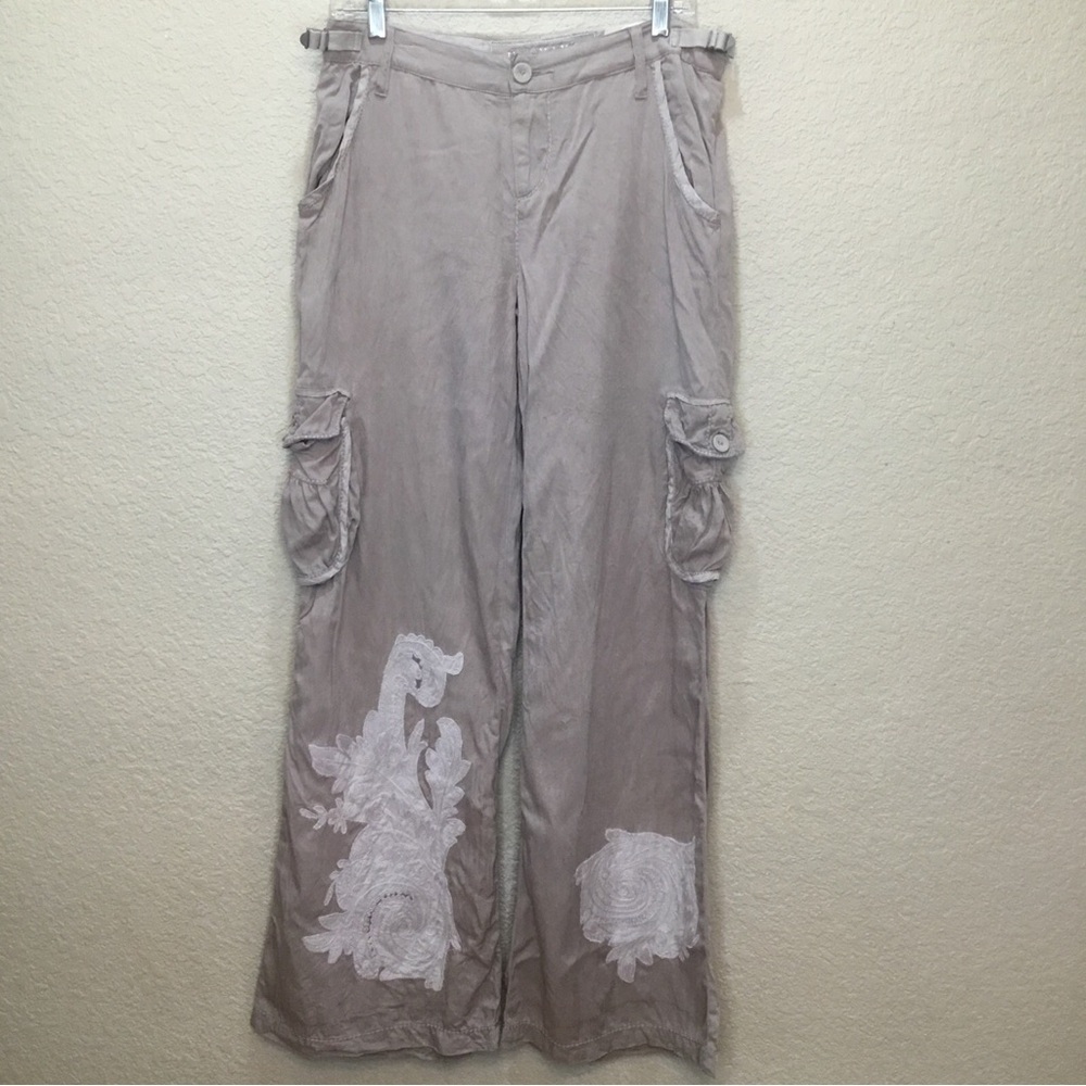 Vintage Da Nang Utility Surplus Cargo Pocket Soft Twill Pant Y2K Trend Wide Leg